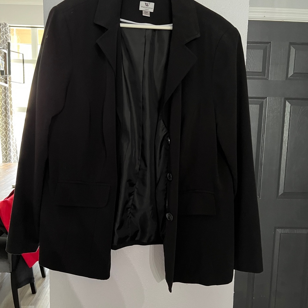 Worthington Size 20W Black Blazer